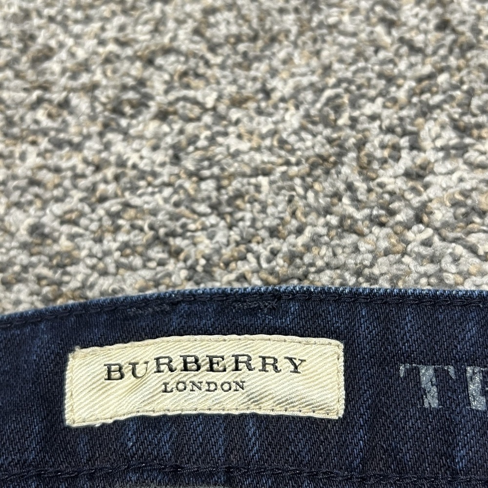 Burberry‎ Jeans Womens 31 Blue Thurlestone Skinny Dark Wash Stretch Denim - Picture 3 of 12